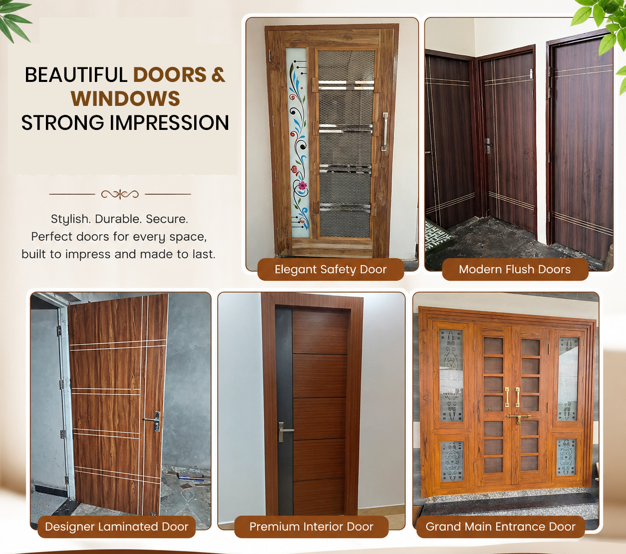 Doors & Windows by Satnam Wood Works